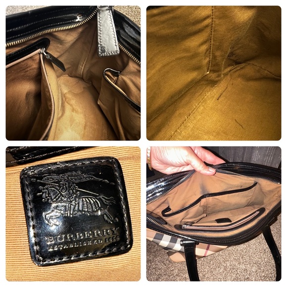 Authentic Burberry nova check tote bag - Picture 2 of 9